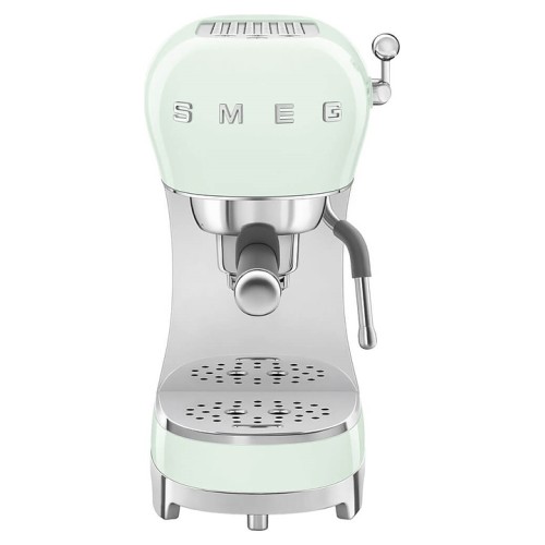 Эспрессо кофемашина SMEG ECF02PGEU пастельная зеленая