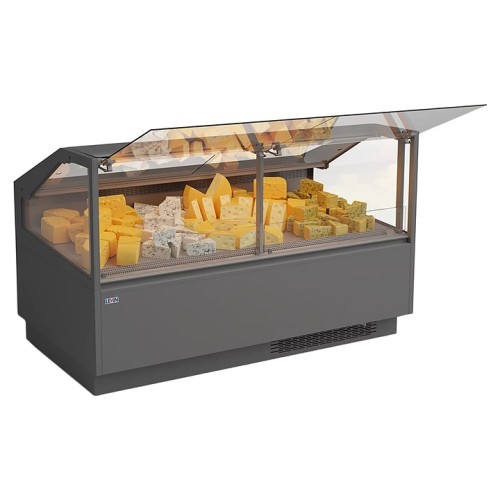 Витрина холодильная Levin DELLA Plug In 250 2500х1110х1180 мм (встроенный агрегат) без боковин