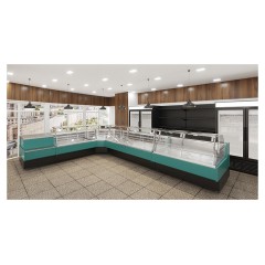 Витрина морозильная Lida Aqua-1 M (2400х1250х1200 мм)