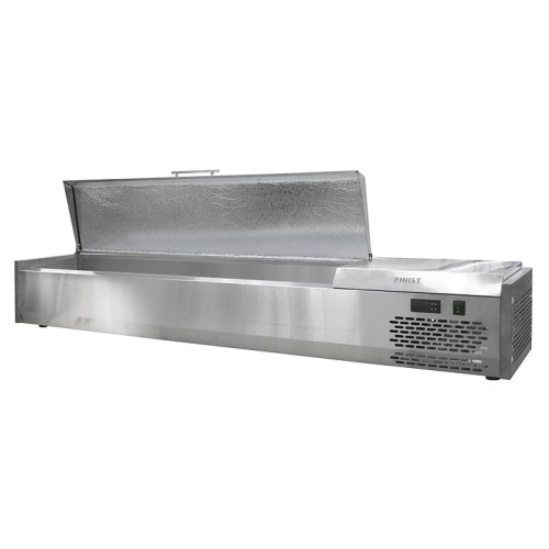 Витрина холодильная Finist ToppingBox НХВкр-9, с крышкой