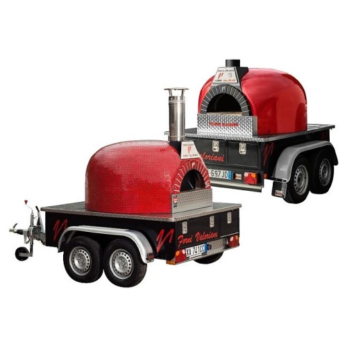 Печь для пиццы дровяная Valoriani Trailer 120