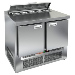 Стол для салатов HICOLD SLE2-11GN З (1/6) с крышкой