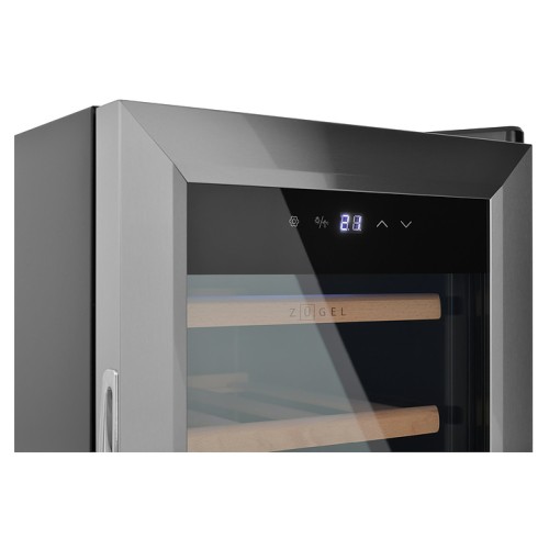 Винный шкаф Zugel ZTWF121B черный
