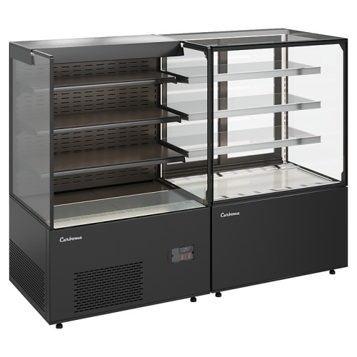 Витрина кондитерская Carboma Cosmo KC71-130 VV 0,9-2 открытая