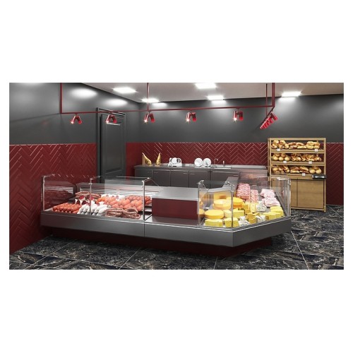 Витрина холодильная Lida Cristal S (3700х1100х1250 мм)