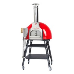 Печь для пиццы дровяная Valoriani Baby 75 Red (красная) Wood (с аксессуарами)