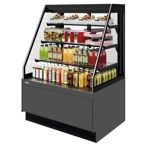 Витрина кондитерская Chilz VETE II KUB OFT 130 серый матовый, металлик