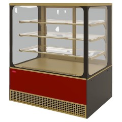 Витрина кондитерская KAYMAN KВК-950М КВАДРО золото