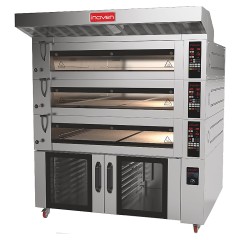 Печь подовая Inoven KOZA 120X80/3S с расстоечным шкафом