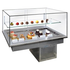 Витрина кондитерская встраиваемая Finist Glassier G812-9/65/5