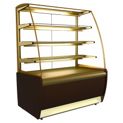 ВИТРИНА КОНДИТЕРСКАЯ KAYMAN K-ВК-1300 ОТКРЫТАЯ БРОНЗА