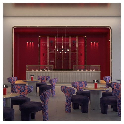 Напольная горизонтальная кондитерская тепловая витрина Finist Maria Mt-16-9 с подогреваемой выкладкой