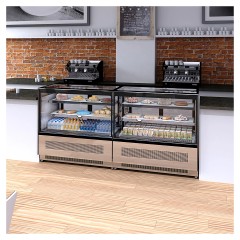 Витрина кондитерская настольная TEFCOLD LPD1200F/BLACK