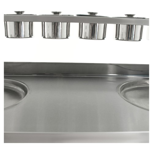 Фризер для жареного мороженого Foodatlas KCB-2Y (контейнеры, стол для топпингов, система контроля температуры)