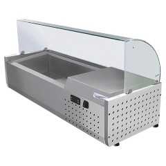 Витрина холодильная Finist ToppingBox НХВсм-6 с моллированным стеклом