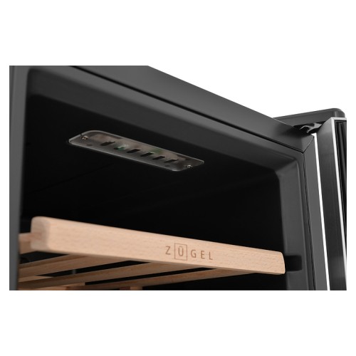 Винный шкаф Zugel ZTWF82B черный