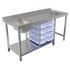 Стол для посудомоечной машины КОБОР СПМ/1-170/70/Л