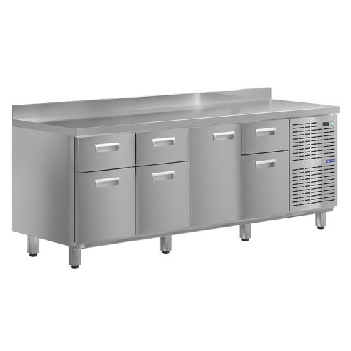 Стол холодильный KAYMAN КСХ-4414/60 (1 дверь, 6 ящиков)