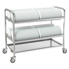 Тележка для сушки тарелок KAYMAN ТТ-13/2-А 2 яруса