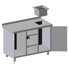 Барная станция Restoinox БСНКР-12/7-БП с нок-бокс