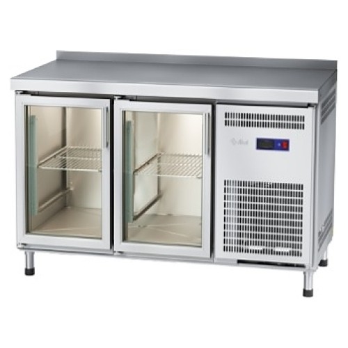 Стол холодильный Abat СХС-70-01-СО (2 двери-стекло, с бортом)