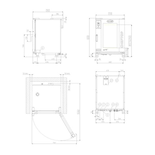 Пароконвектомат UNOX XEVC-1011-EZLM