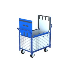 Тележка платформенная MetallCart ТС5 с сетчатыми бортами