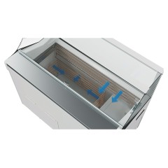 Витрина для мороженого Carboma IC72 SL 1,3-1 9003 белая