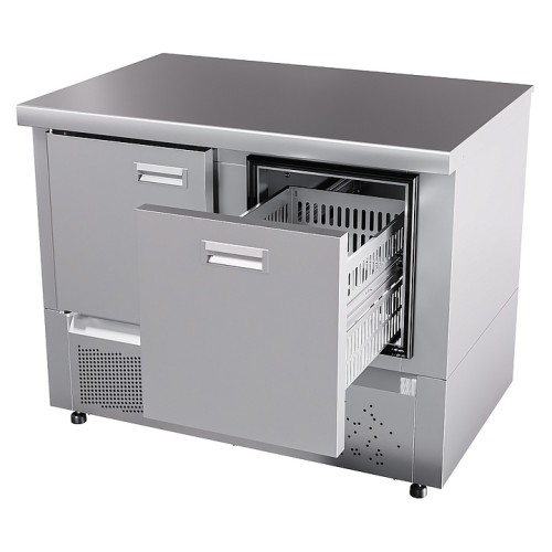 Стол морозильный Abat СХН-70Н-01 (дверь, ящик 1, без борта)