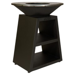 Гриль уличный COEO TRIO 82 h=100 см черная сталь