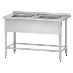 Ванна моечная Mecon Norma Zn ВМЦн 1200х600х860 мм (м/о 400х400х250 мм)