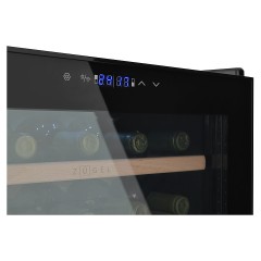 Винный шкаф Zugel ZCWF331DB черный