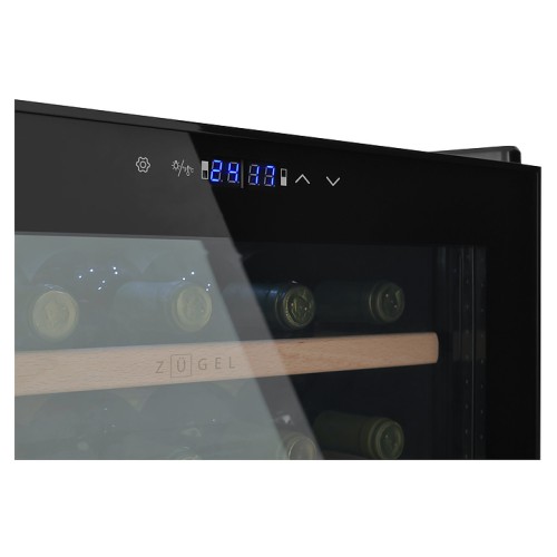 Винный шкаф Zugel ZCWF331DB черный