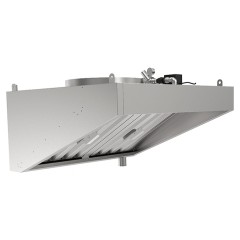 Зонт вытяжной пристенный КОБОР HFR-2-200/120/К с гидрозатвором