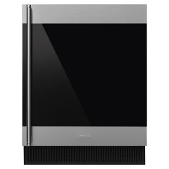 Винный шкаф SMEG CVI338RX3 (петли справа) нерж. сталь / черное стекло