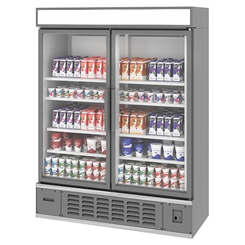 Шкаф холодильный Lida S SU (1500х800х1950 мм) прозрачные распашные двери