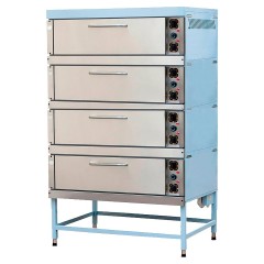 Шкаф пекарский ONEGA ШПЭНМр-4 П с парогенератором (фронт и двери из нерж. стали)