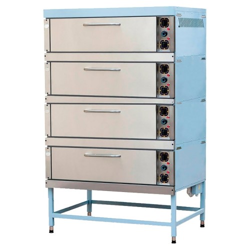 Шкаф пекарский ONEGA ШПЭНМр-4 П с парогенератором (фронт и двери из нерж. стали)