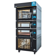 Печь комбинированная с расстоечным шкафом и вытяжным зонтом Memak LUNA COMBINE-2-F