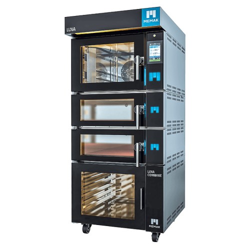 Печь комбинированная с расстоечным шкафом и вытяжным зонтом Memak LUNA COMBINE-2-F