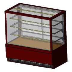 Витрина кондитерская Chilz VETE KUB LUX 90 шоколад, золотой глянец, шоколад