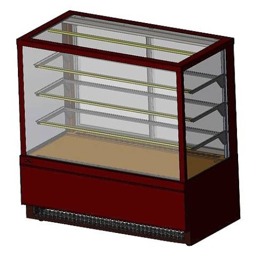 Витрина кондитерская Chilz VETE KUB LUX 90 шоколад, золотой глянец, шоколад