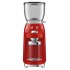 Кофемолка SMEG CGF11RDEU красная