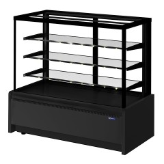 Витрина кондитерская KAYMAN K-ВК-1300 квадро черный