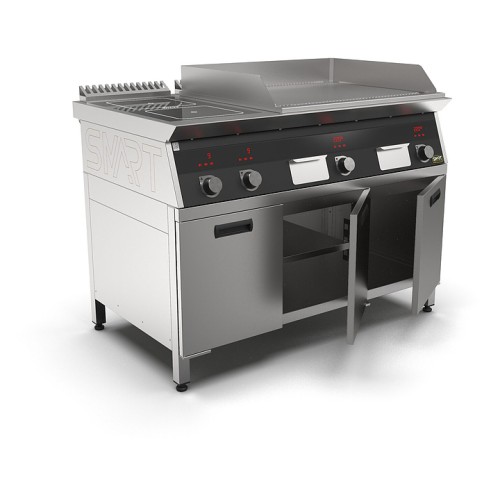 Плита индукционная комбинированная SMART INDUCTION K96-3KRRB (с грилем)