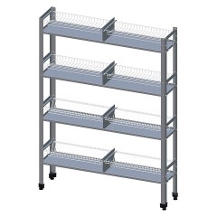 Стеллаж кухонный VIATTO ПКТ‑4‑ЮТ