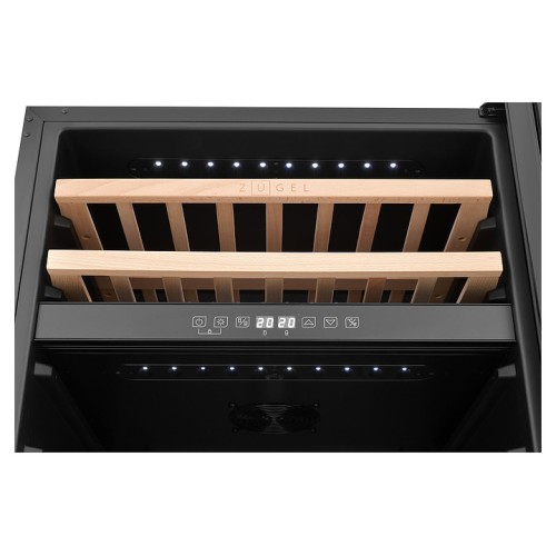 Винный шкаф Zugel ZCWI460DB черный