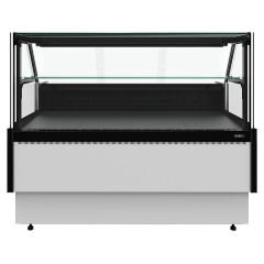 Витрина холодильная Carboma Praia 2 GC85 VM 1,25-1 версия 2.0 (с боковинами 9006-9005)