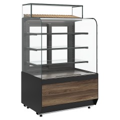 Витрина нейтральная Carboma Radius KR70 N 0,9-1 Light (Bronze 9005/0109)