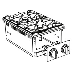 Плита газовая встраиваемая Apach SLDIG7RG4